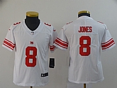 Youth Nike Giants 8 Daniel Jones White Vapor Untouchable Limited Jersey,baseball caps,new era cap wholesale,wholesale hats